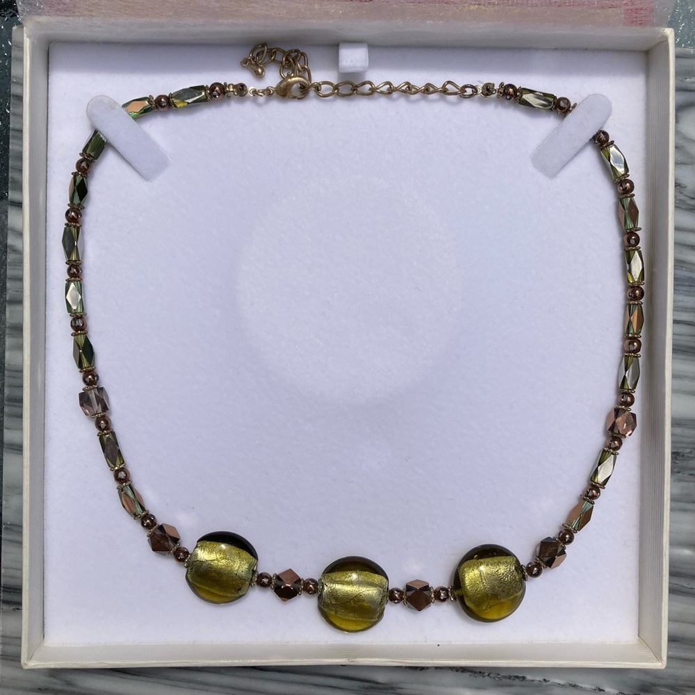 Green Glass Necklace